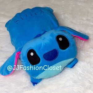 Stitch Blue  Kids  2 in 1 Pillow and Blanket🩵